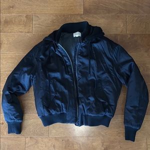 Urban Outfitters Black Bomber Jacket